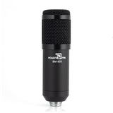Powerpak BM-800 USB Condenser Microphone Kit (Black)