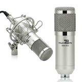 Powerpak BM-800 Silver Professional Condenser Microphone (Requires phantom power or sound card)