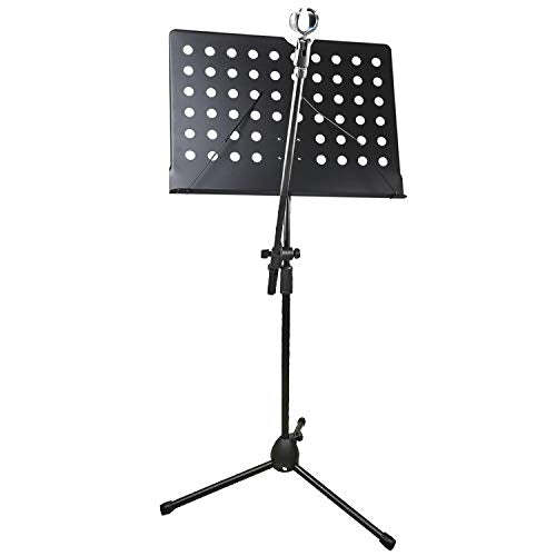 Powerpak MS-513 Professional Musical Note Stand (Black)