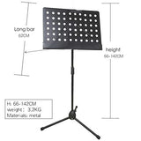 Powerpak MS-515 Professional Musical Note Stand (Black)