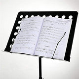 Powerpak Professional Adjustable Foldable Musical Note Stand (Black)