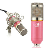 Powerpak BM-800 Pink Professional Condenser Microphone (Requires phantom power or sound card)
