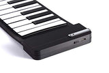 Powerpak iWord 49 keys Bluetooth Electronic Roll Up Piano (Black)