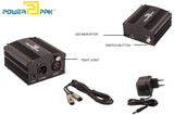 Powerpak 48V Phantom Power Supply for Condenser Microphone (Black)
