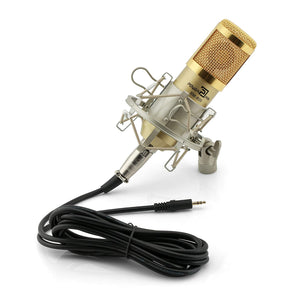 Powerpak BM-800 Gold Professional Condenser Microphone (Requires phantom power or sound card)