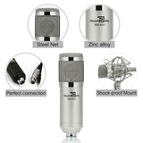 Powerpak BM-800 Silver Professional Condenser Microphone (Requires phantom power or sound card)